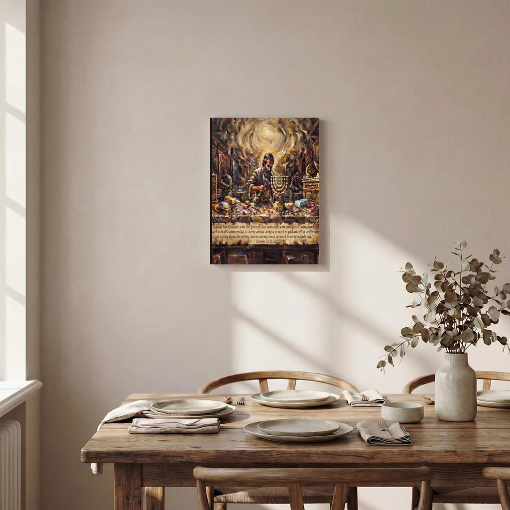 Bible Themed Quotes Designs WIth Purpose Brand Vertical Framed Canvas Wall