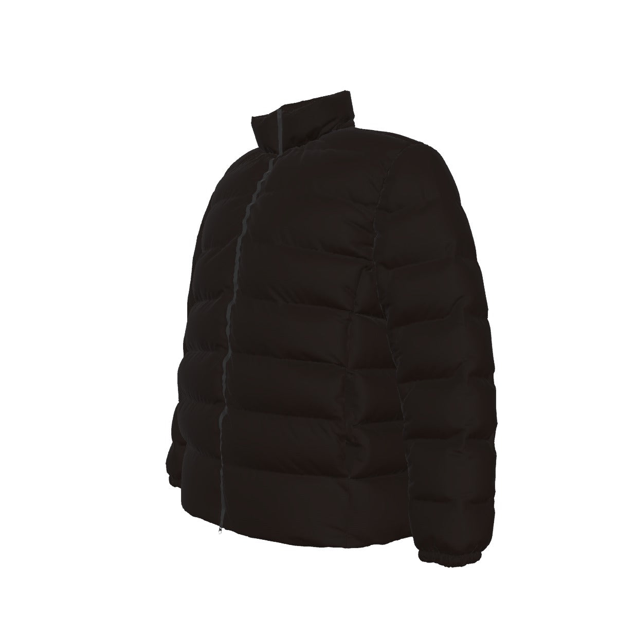 All-Over Print Unisex Stand collar slim down jacket