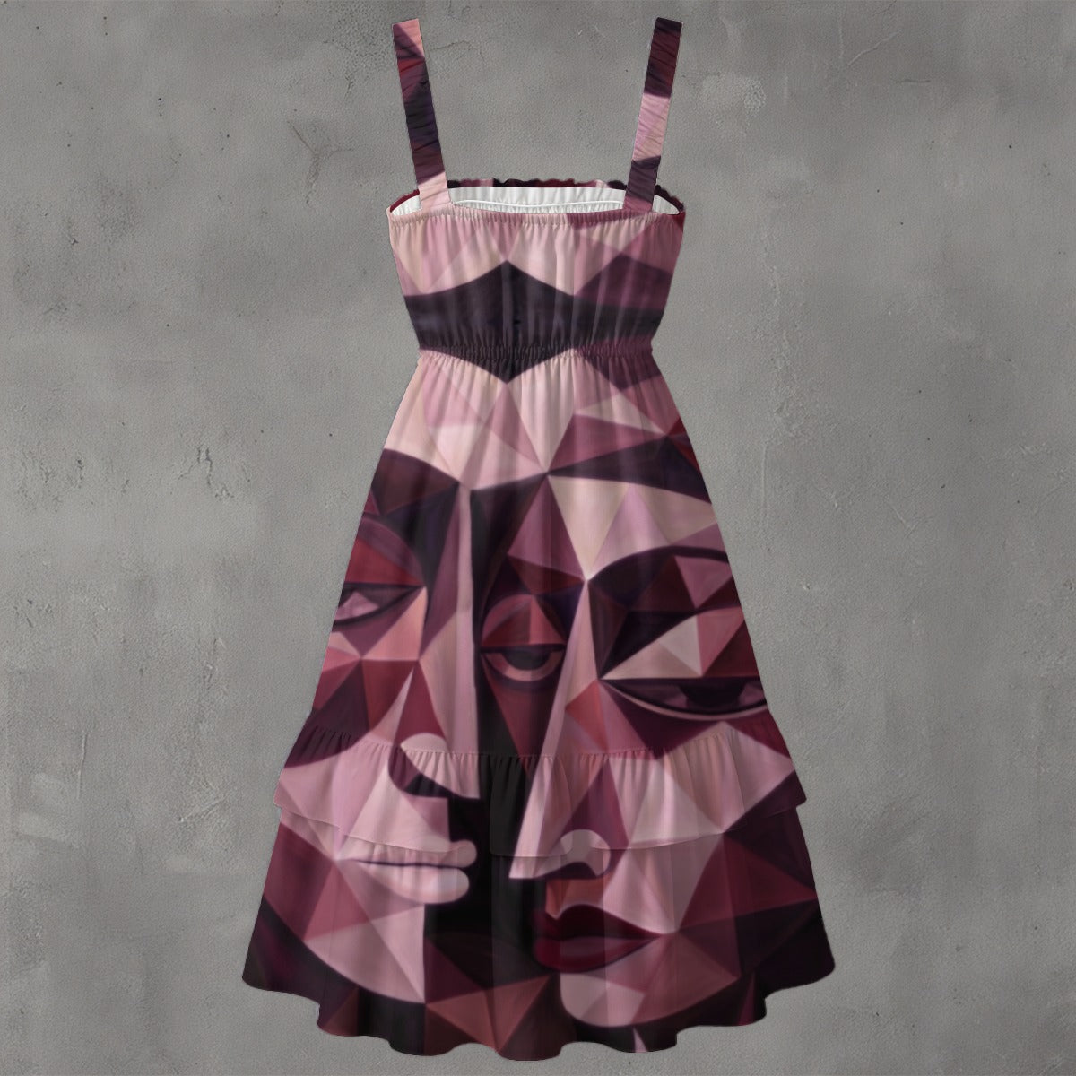 All-Over Print Women’s Ruffle Hem Dress