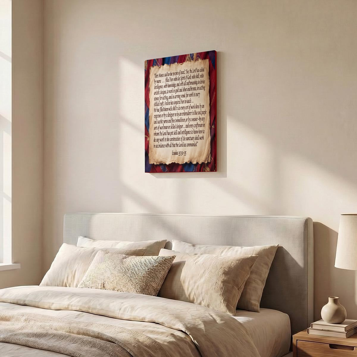 Vertical Framed Canvas Wall Art Printed in Canada