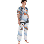 All-Over Print Unisex Scrub Set With Six Pocket