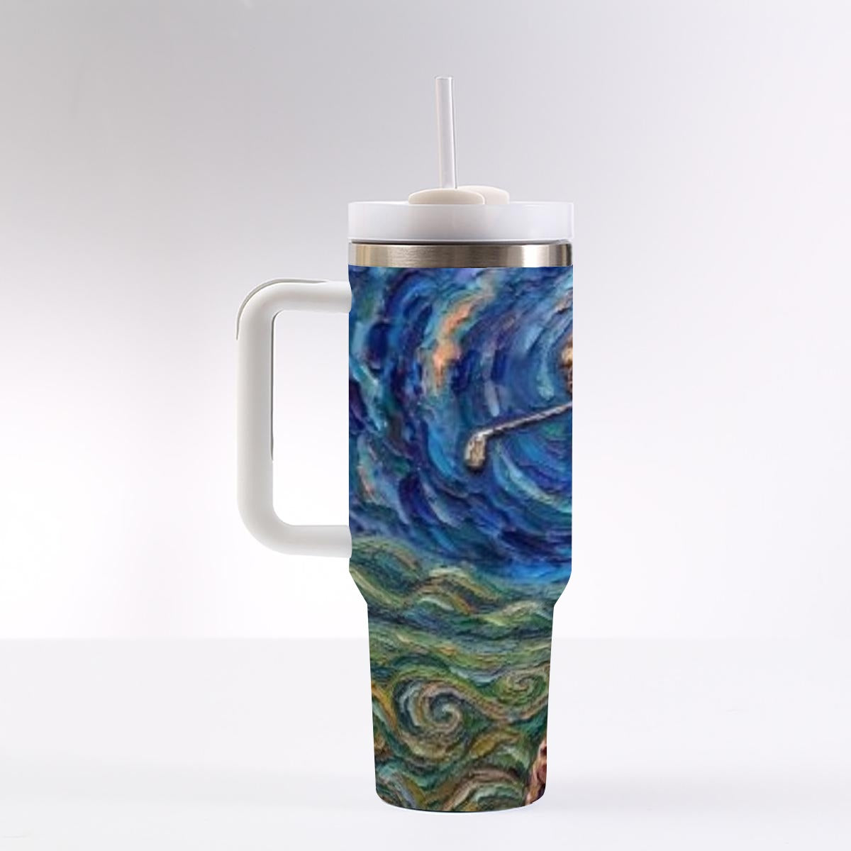 40 oz Tumbler With Handle Printed in USA