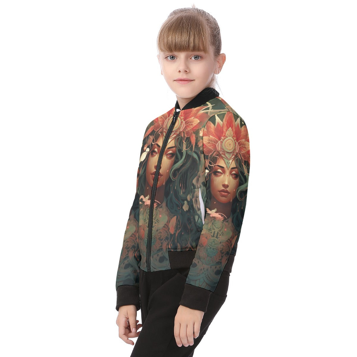 All-Over Print Kid's Bomber Jacket