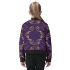 Bomber per bambini con stampa all-over