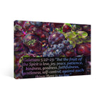 Bare Good Fruit Collection Bible Quote Framed Single-Piece Mural Printed in USA 3:2