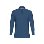 All-Over Print Men's Sports Collar Jersey With Long Sleeve| Interlock