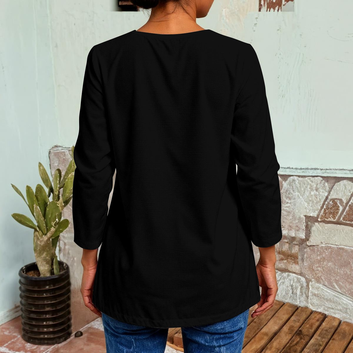 All-Over Print Women's Faux Sweater Cardigan