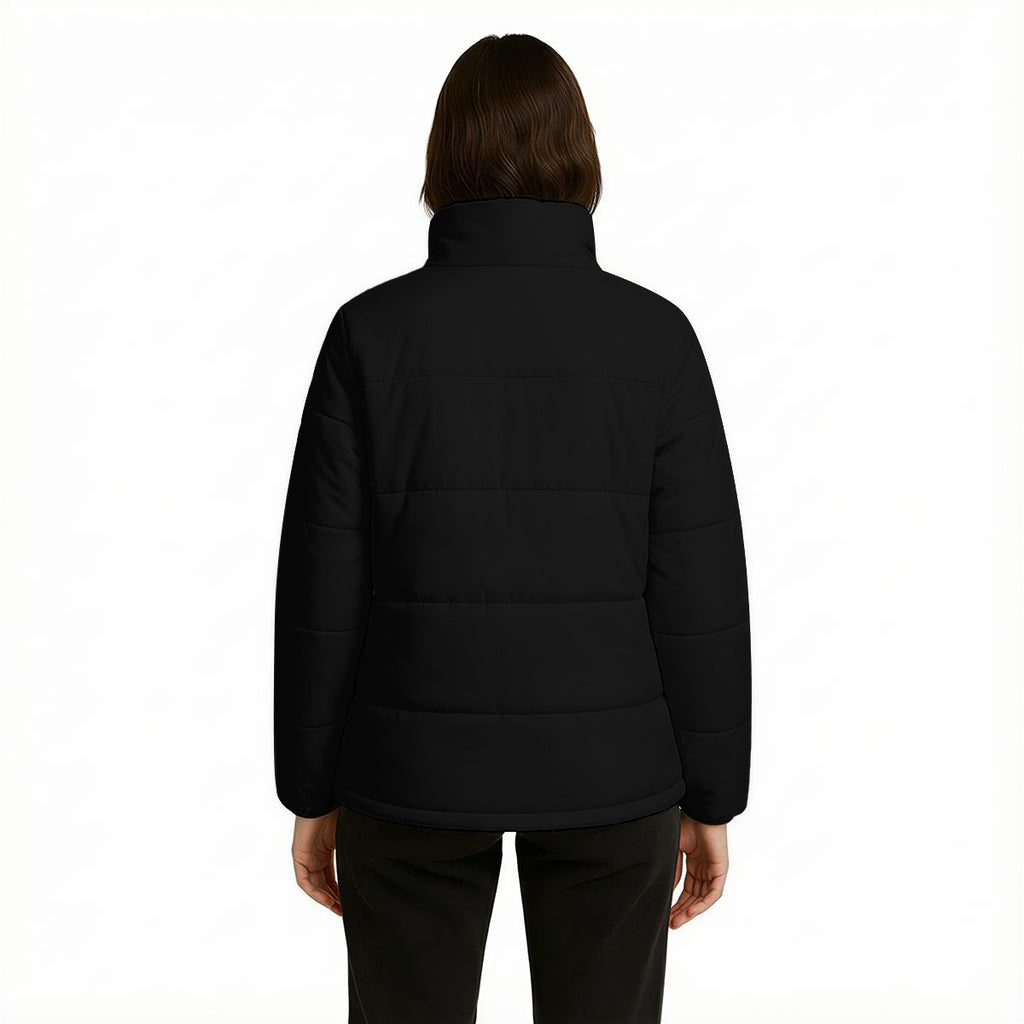 All Over Print Warm Quilted Polyester Jacket