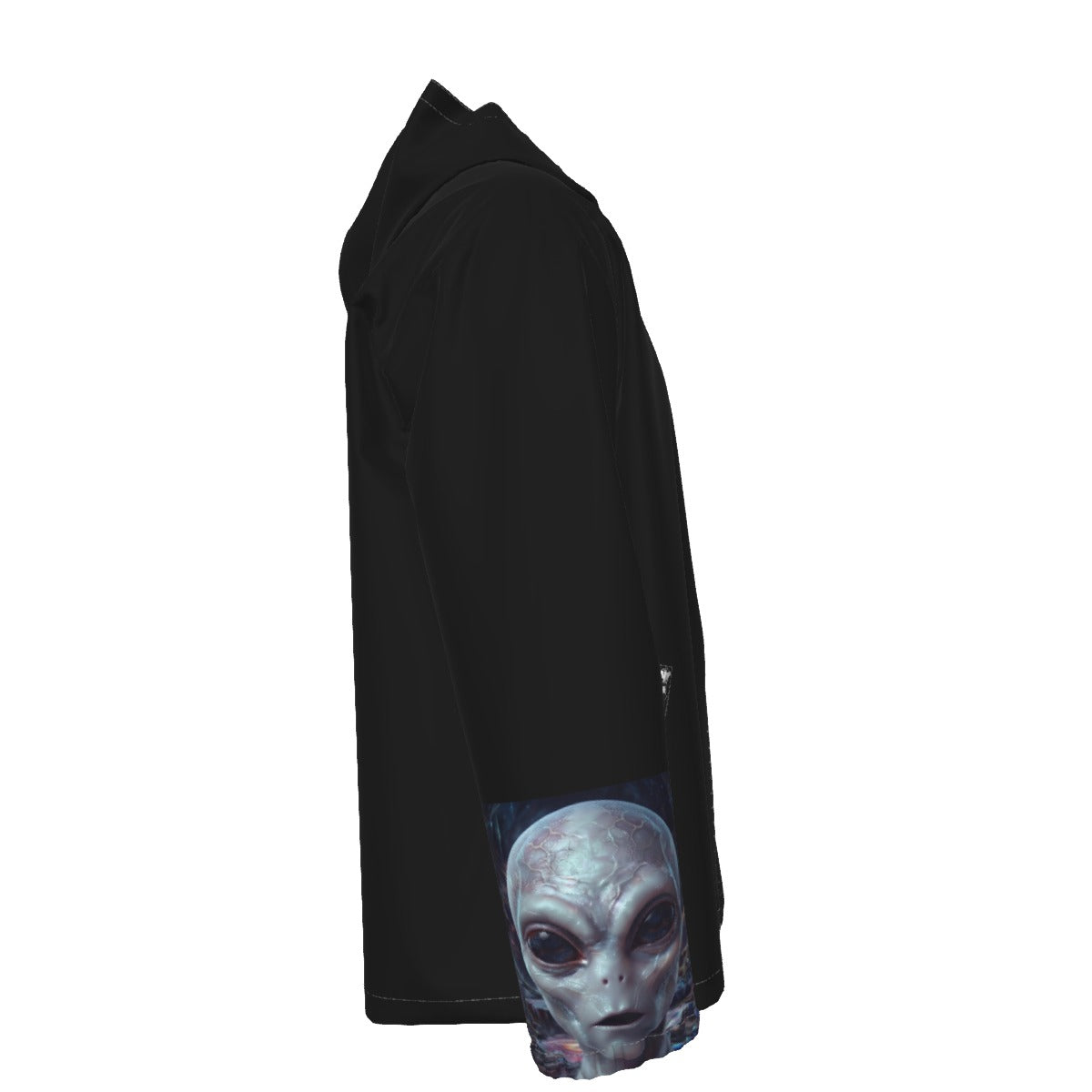 Alien Disclosure Collection All-Over Print Men's Hooded Zipper Windproof Jacket