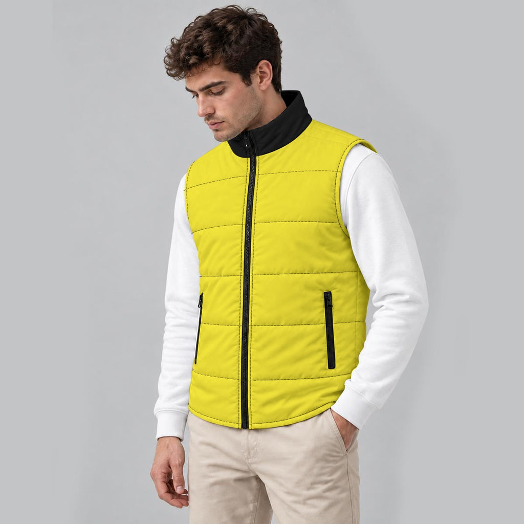 All-Over Print Unisex Quilted Full-Zip Padded Vest