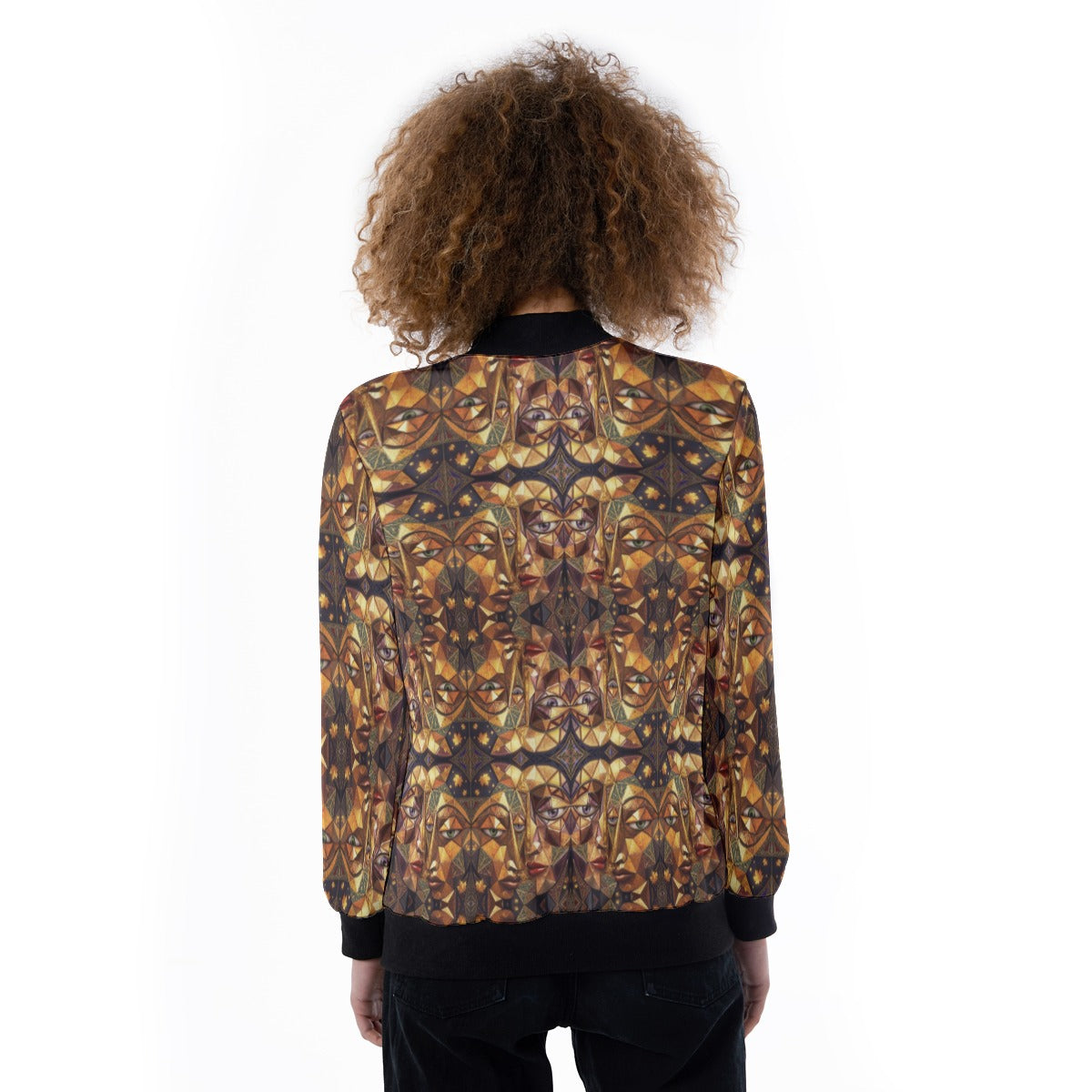 Women's Ribbed Stand-up Collar Jacket No More Stolen Sisters Collection