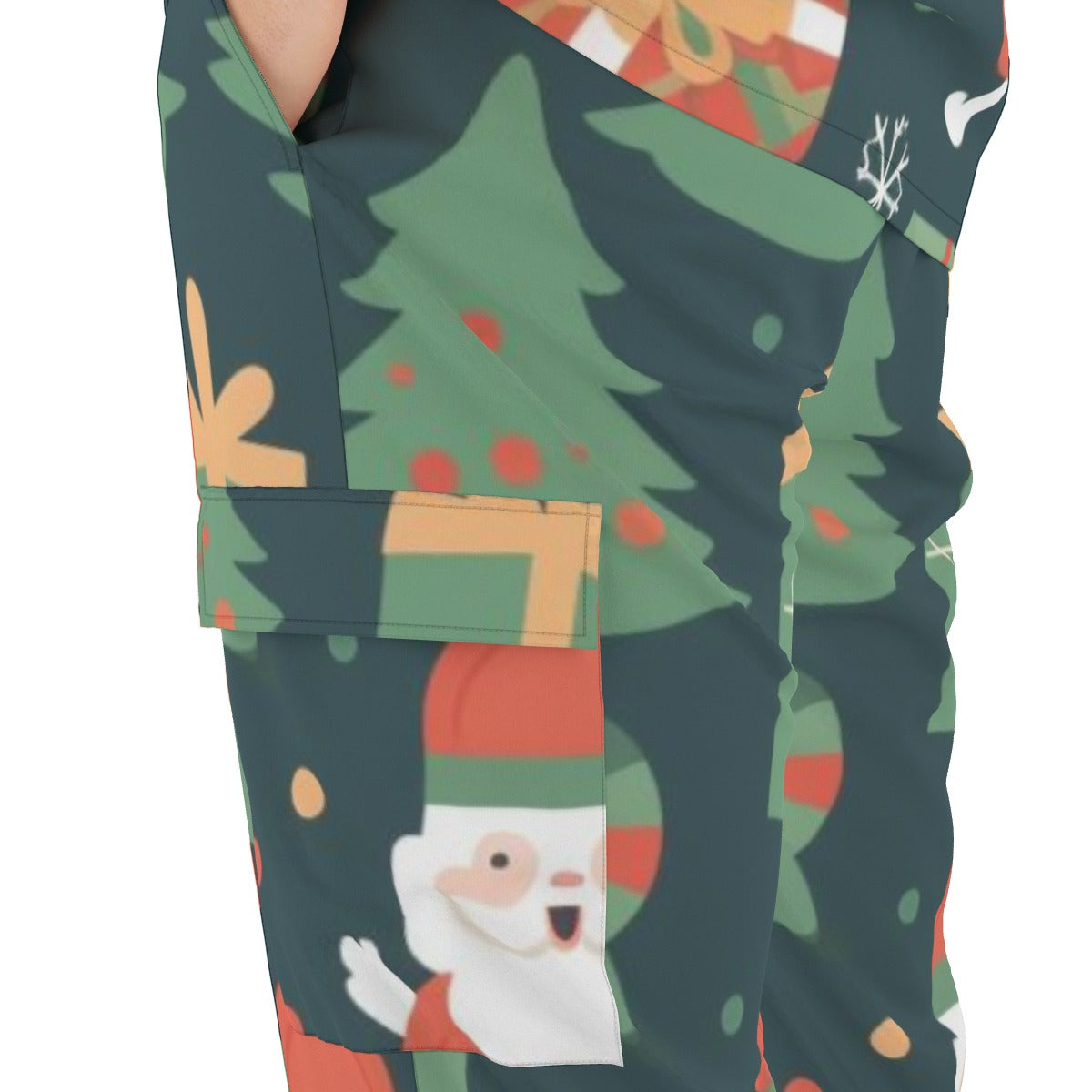 All-Over Print Unisex Scrub Set With Six Pocket