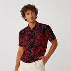 Polo en polyester épais pour homme à impression intégrale|210GSM