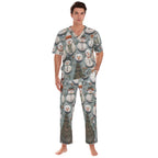 All-Over Print Unisex Scrub Set With Six Pocket