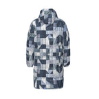 COAT OF MANY COLORS COLLECTION All-Over Print Unisex Borg Fleece Coat With Z Unisex Long Down Jacket