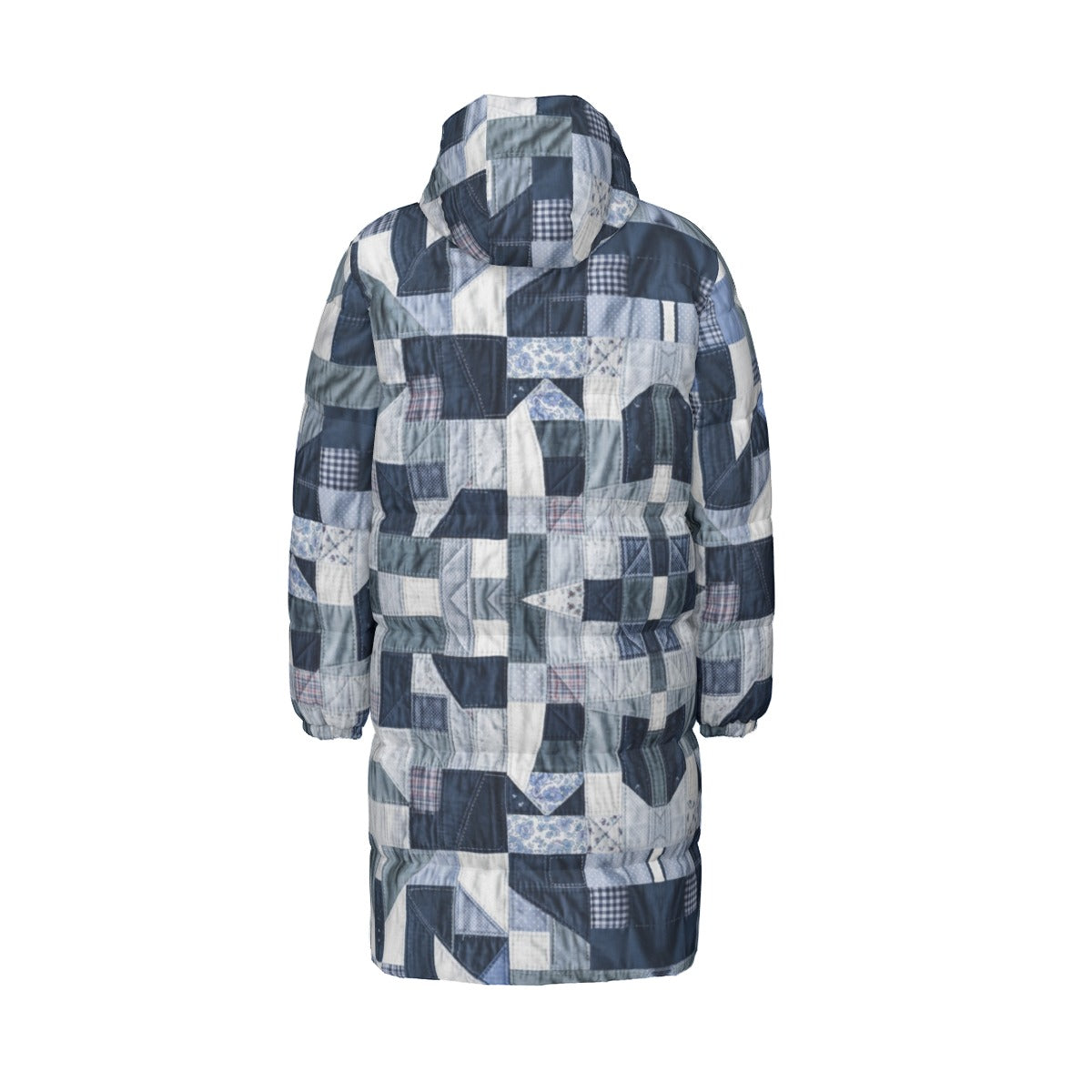 COAT OF MANY COLORS COLLECTION All-Over Print Unisex Borg Fleece Coat With Z Unisex Long Down Jacket