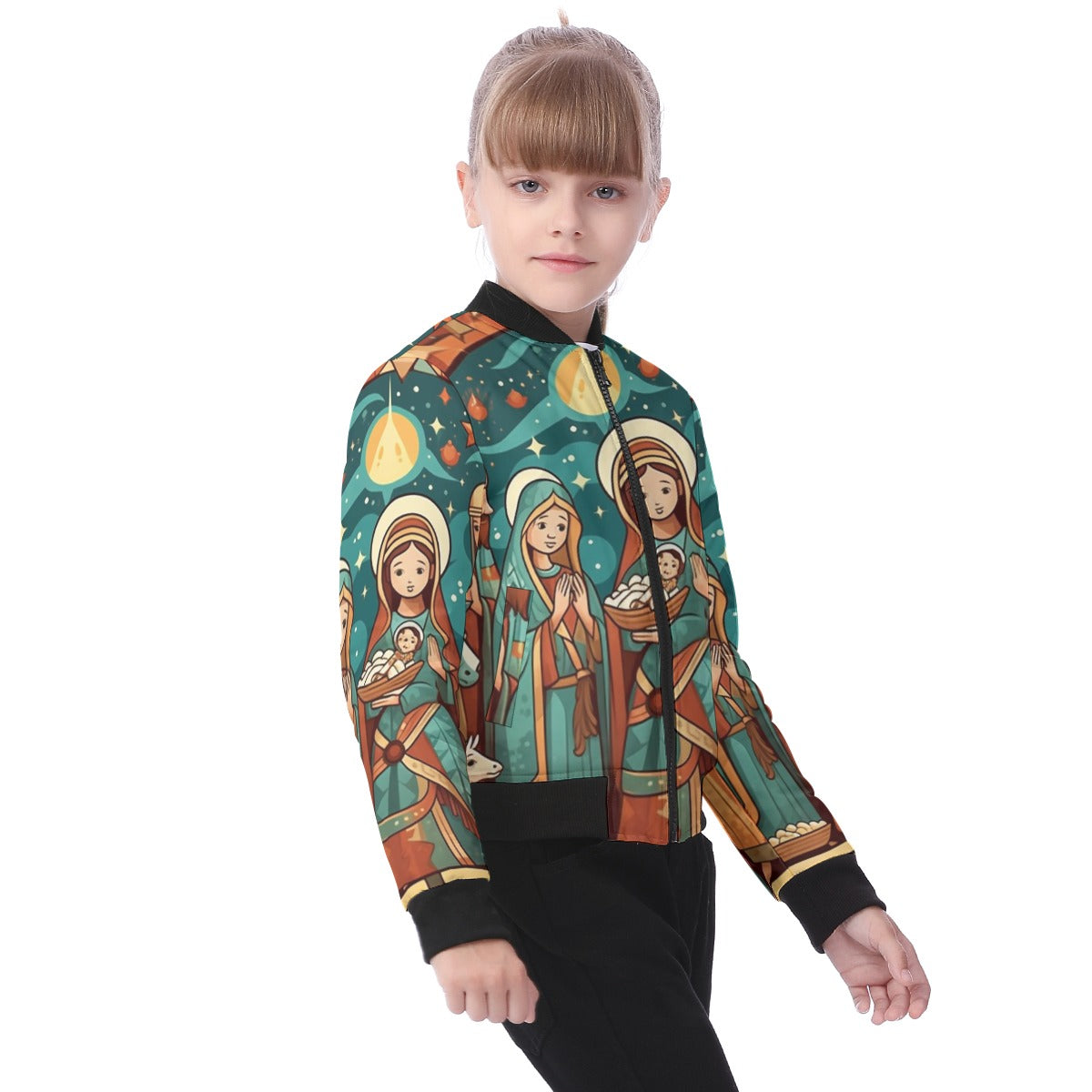 All-Over Print Kid's Bomber Jacket