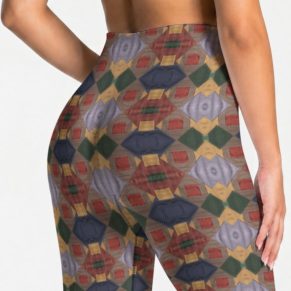 All-Over Print Women's Seamless High Waisted Butt-Lifting Leggings
