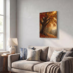 Vertical Framed Canvas Wall Art Printed in Canada