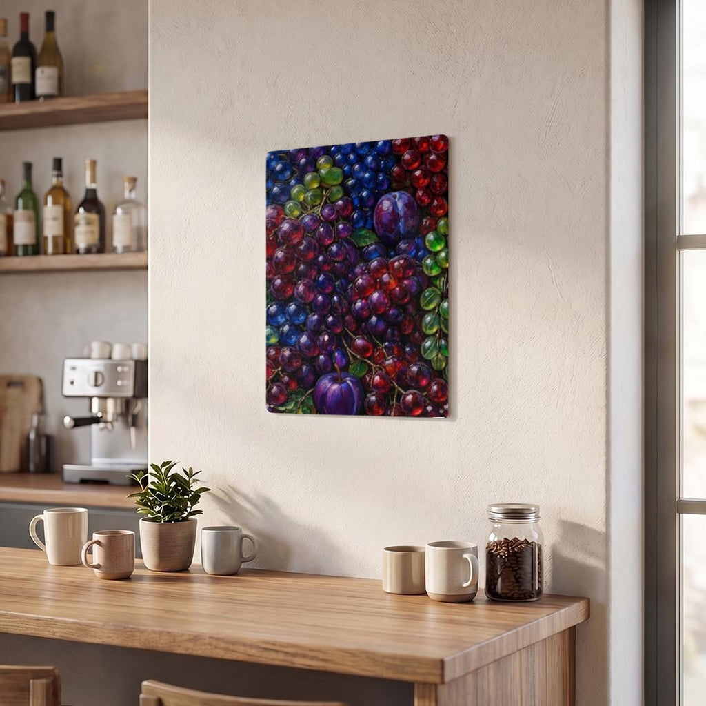 Thickened Rectangular Iron Wall Painting Printed in Canada