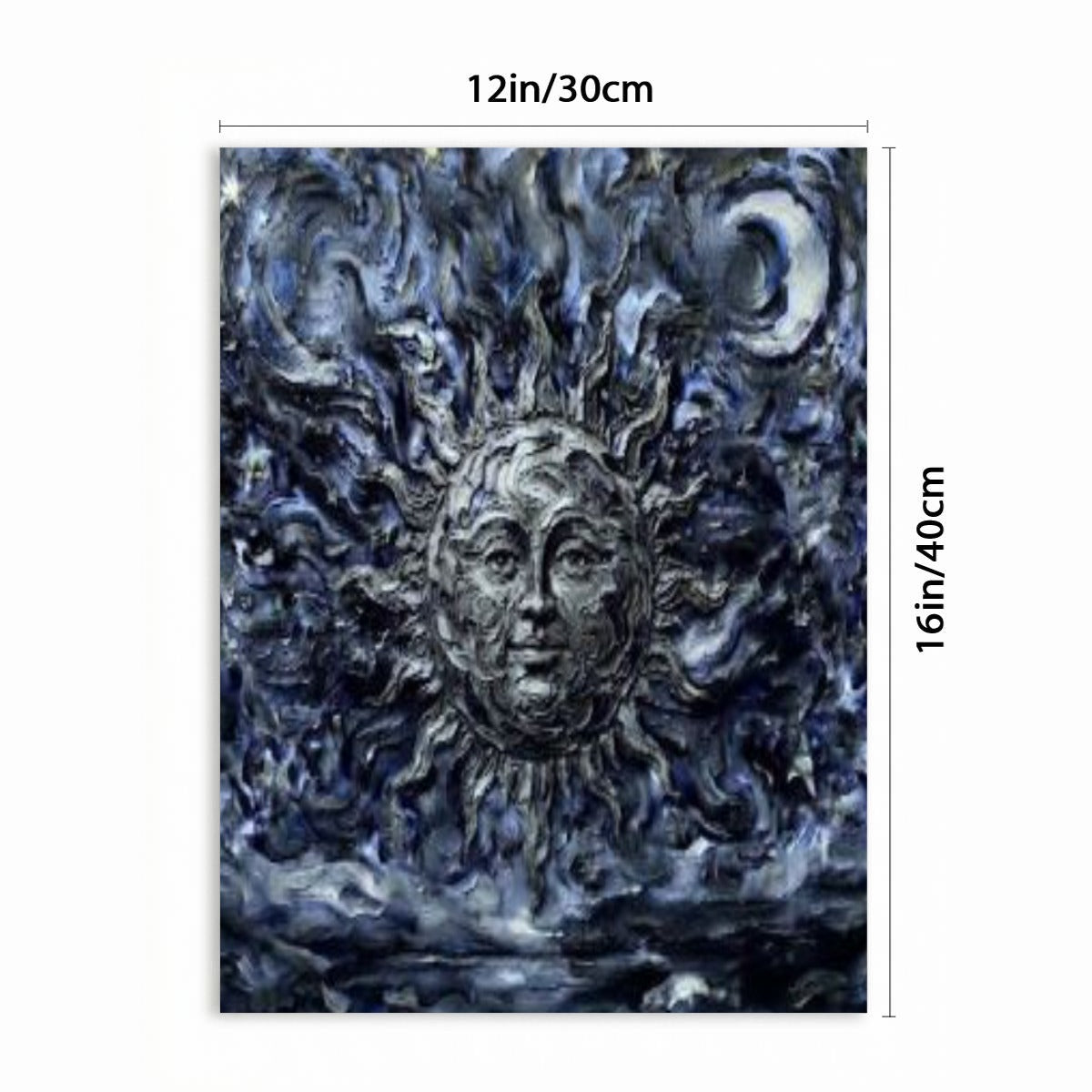 Sun And Monn Designs With Purpose Brand Vertical Framed Canvas Wall Art