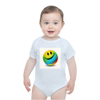 Baby Short-Sleeve Onesie Printed in USA| 190GSM Front Back DTF