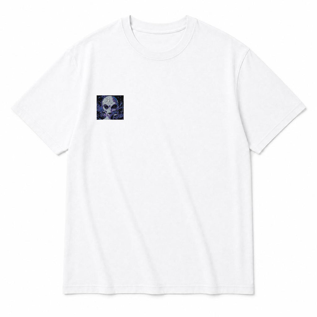 ALIEN DISCLOSURE COLLECTION - Men's Heavyweight Crew Neck T-Shirt|Embroidery
