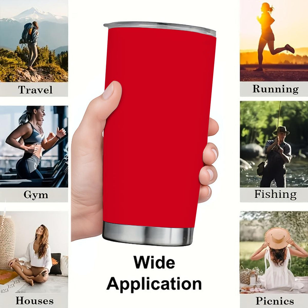 Custom 20OZ Tumbler With Sliding Lid Printed in USA