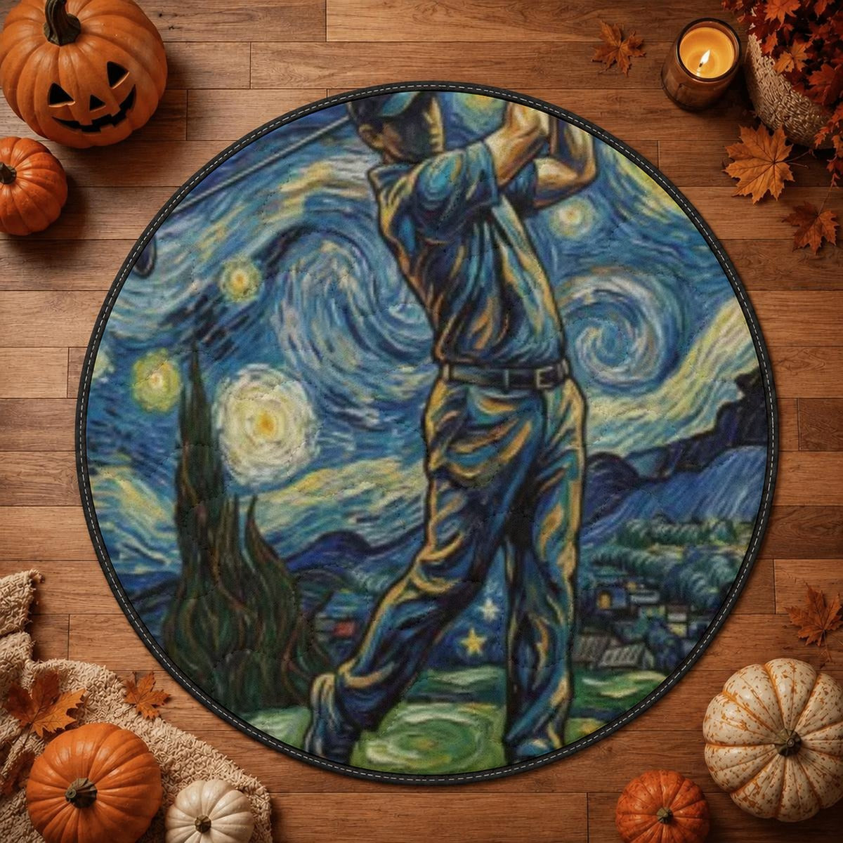 Golfer's Custom Anti-Slip Running Mat