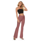 All-Over Print Women's High Elastic Flare Pants