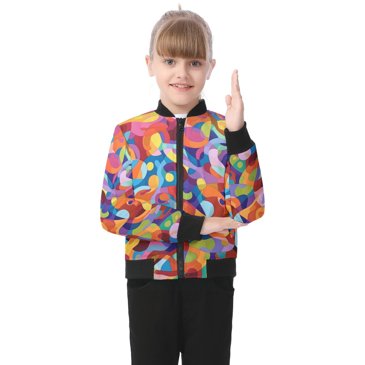 All-Over Print Kid's Bomber Jacket