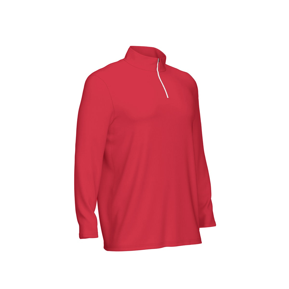 Maglia sportiva da uomo con stampa all-over, colletto e maniche lunghe | Interlock