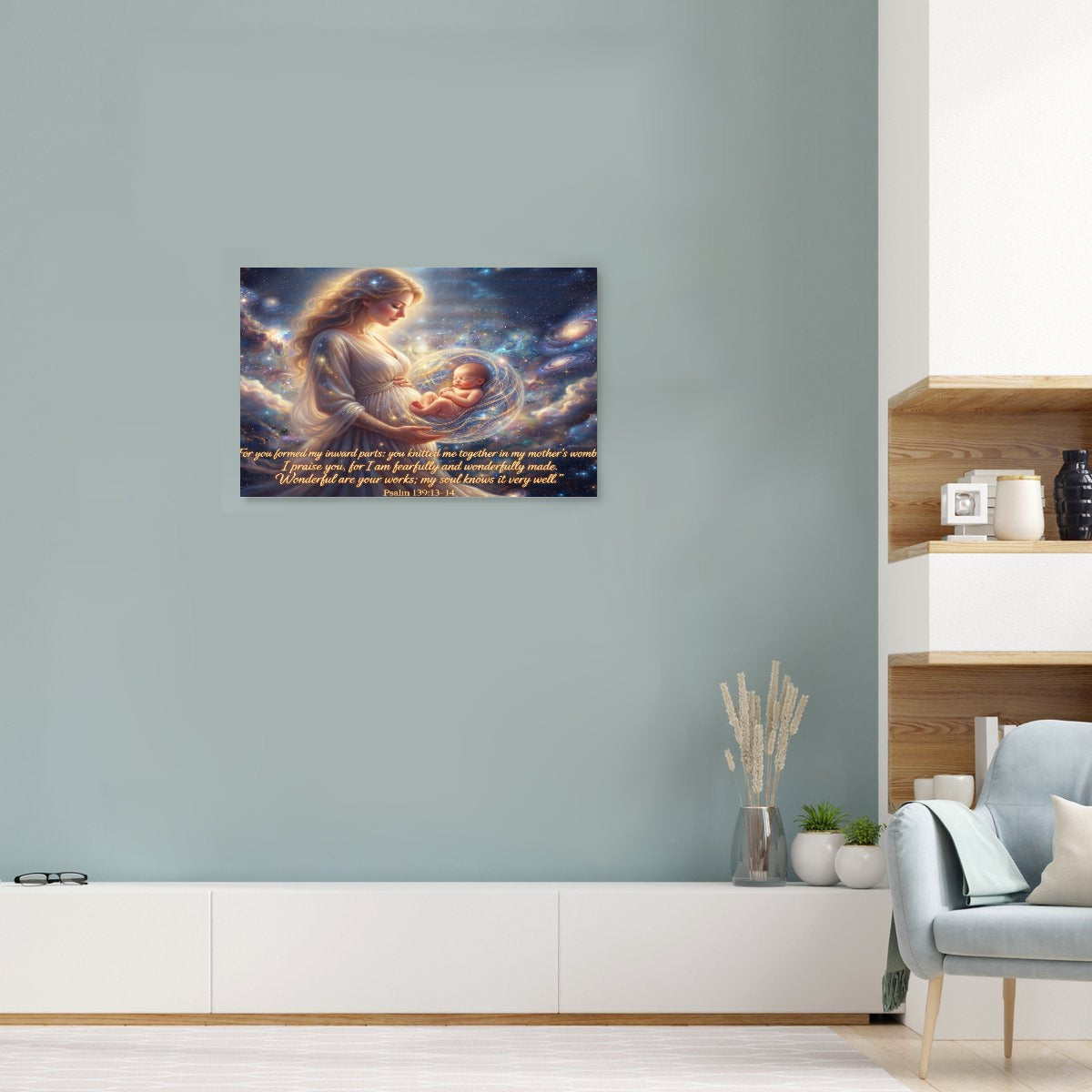 Framed Single-Piece Mural Printed in USA 3:2