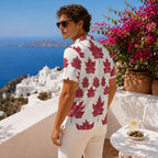 All-Over Print Men's Heavyweight Polyester Polo Shirt|210GSM