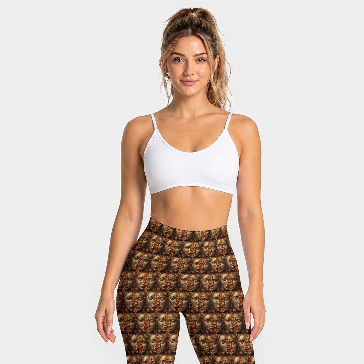 All-Over Print Women's Seamless High Waisted Butt-Lifting Leggings