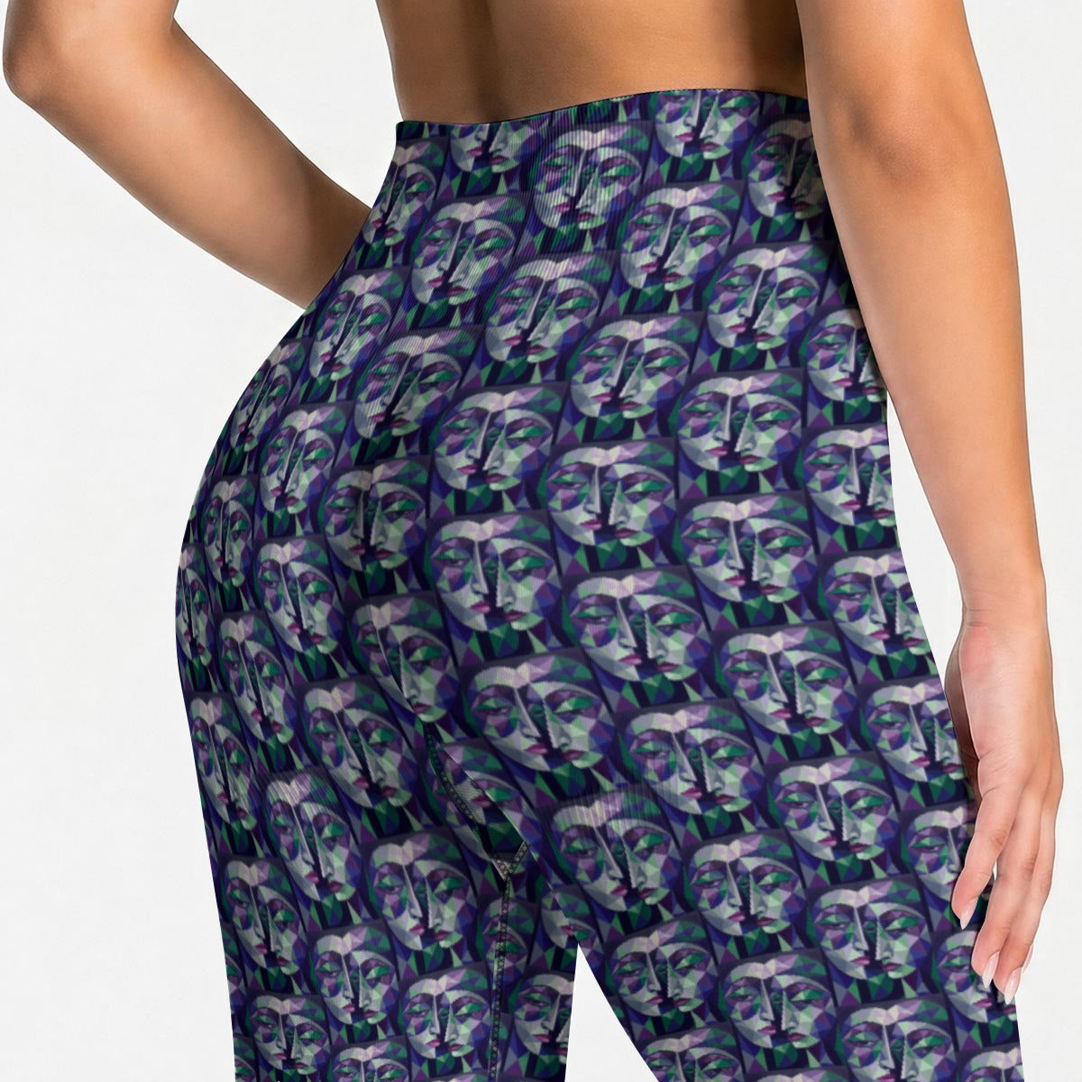 All-Over Print Women's Seamless High Waisted Butt-Lifting Leggings