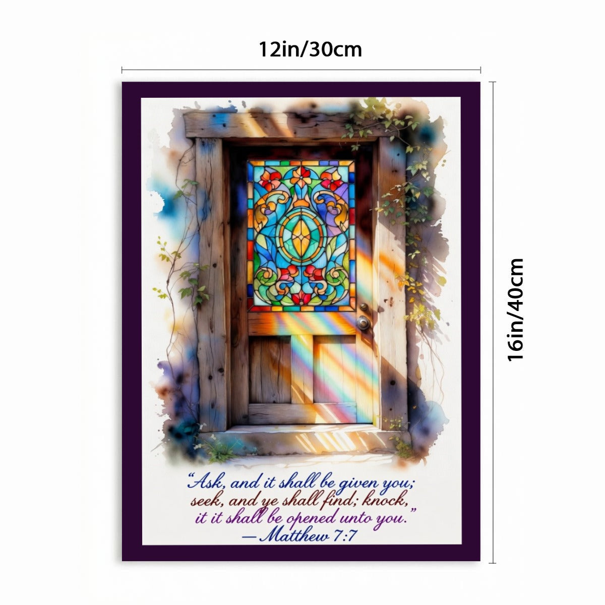 Vertical Framed Canvas Wall Art Printed in Canada