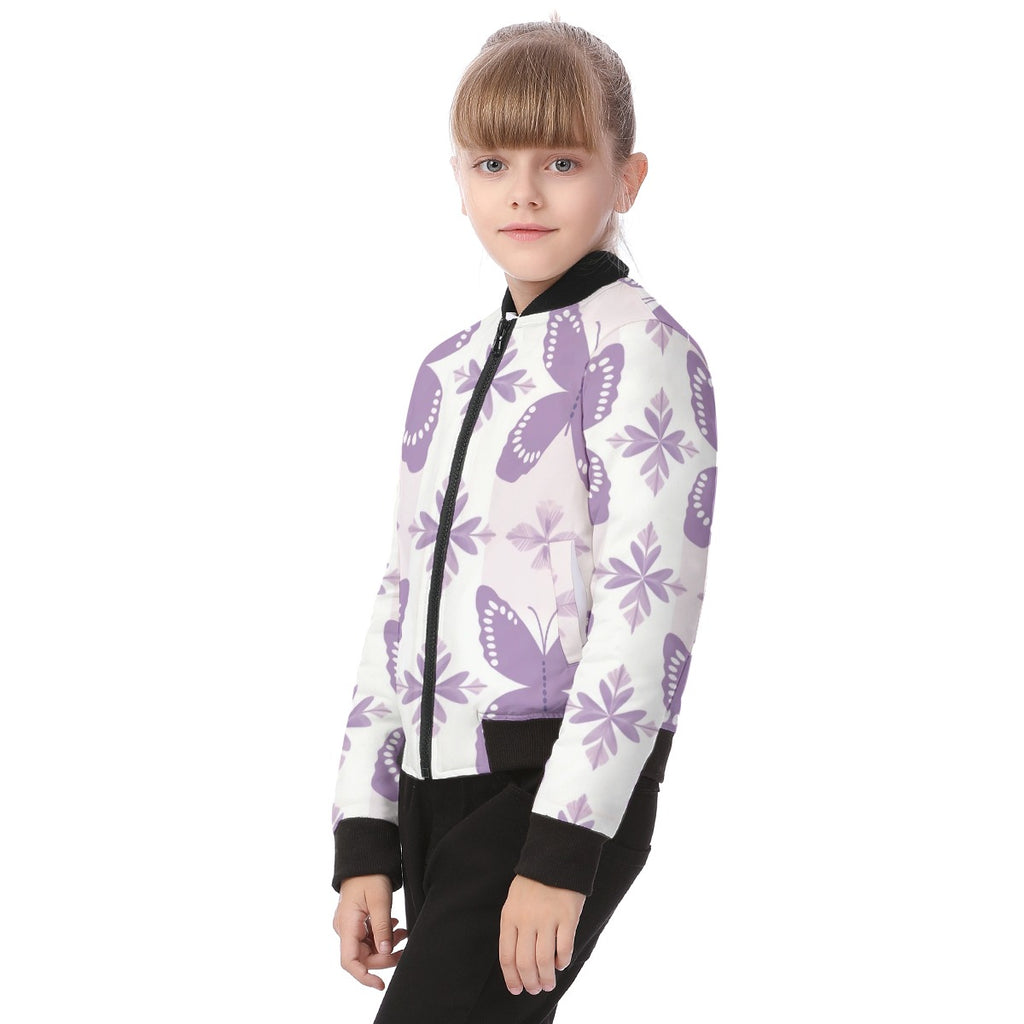 Blouson aviateur pour enfant à imprimé intégral
