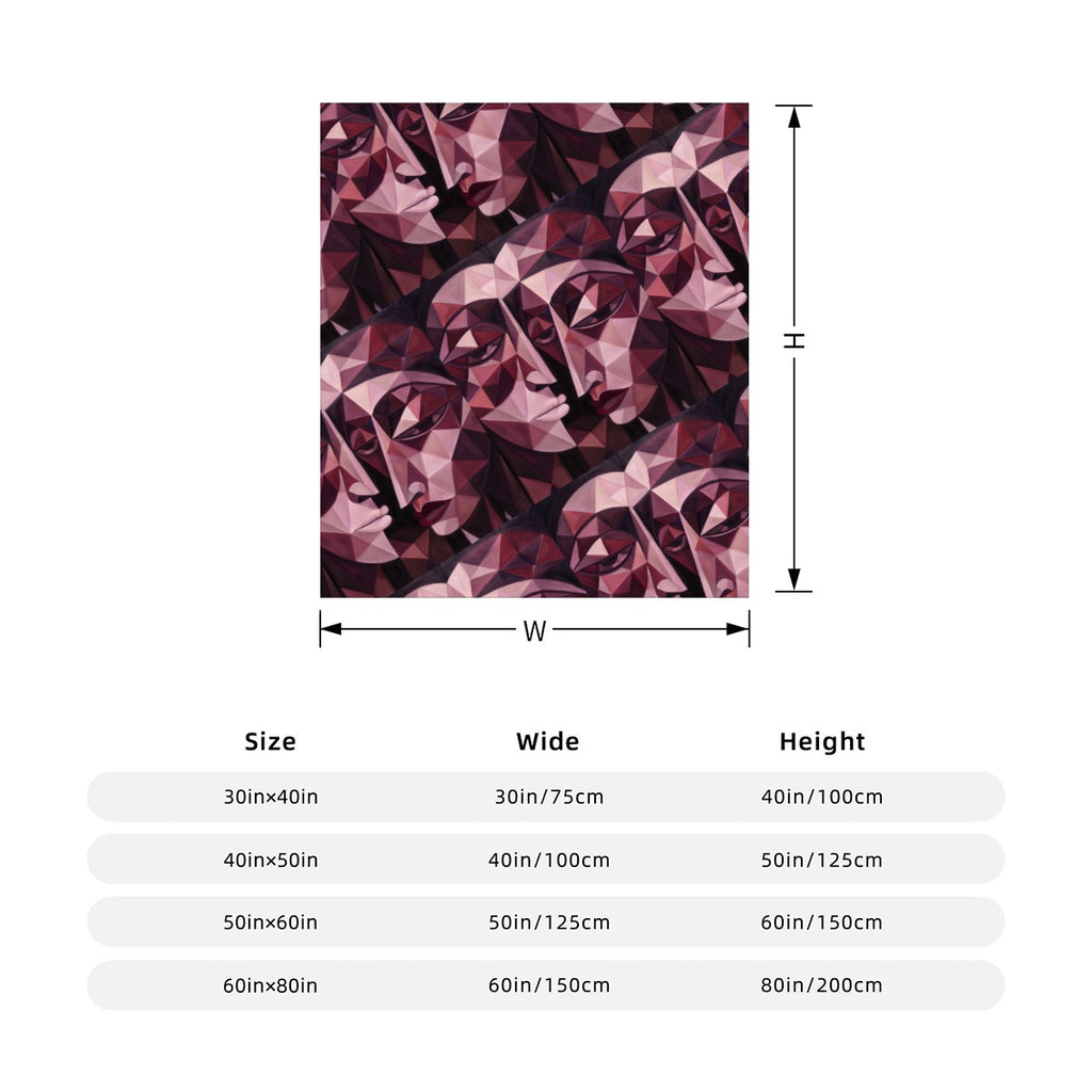 Gram Flannel Blanket - Vertical Style Printed in USA|290GSM