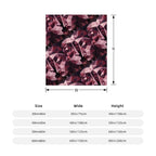Gram Flannel Blanket - Vertical Style Printed in USA|290GSM