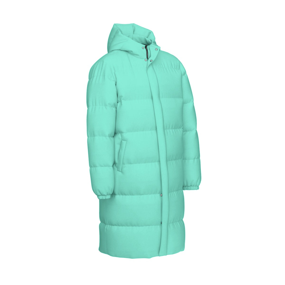 All-Over Print Unisex Long Down Jacket