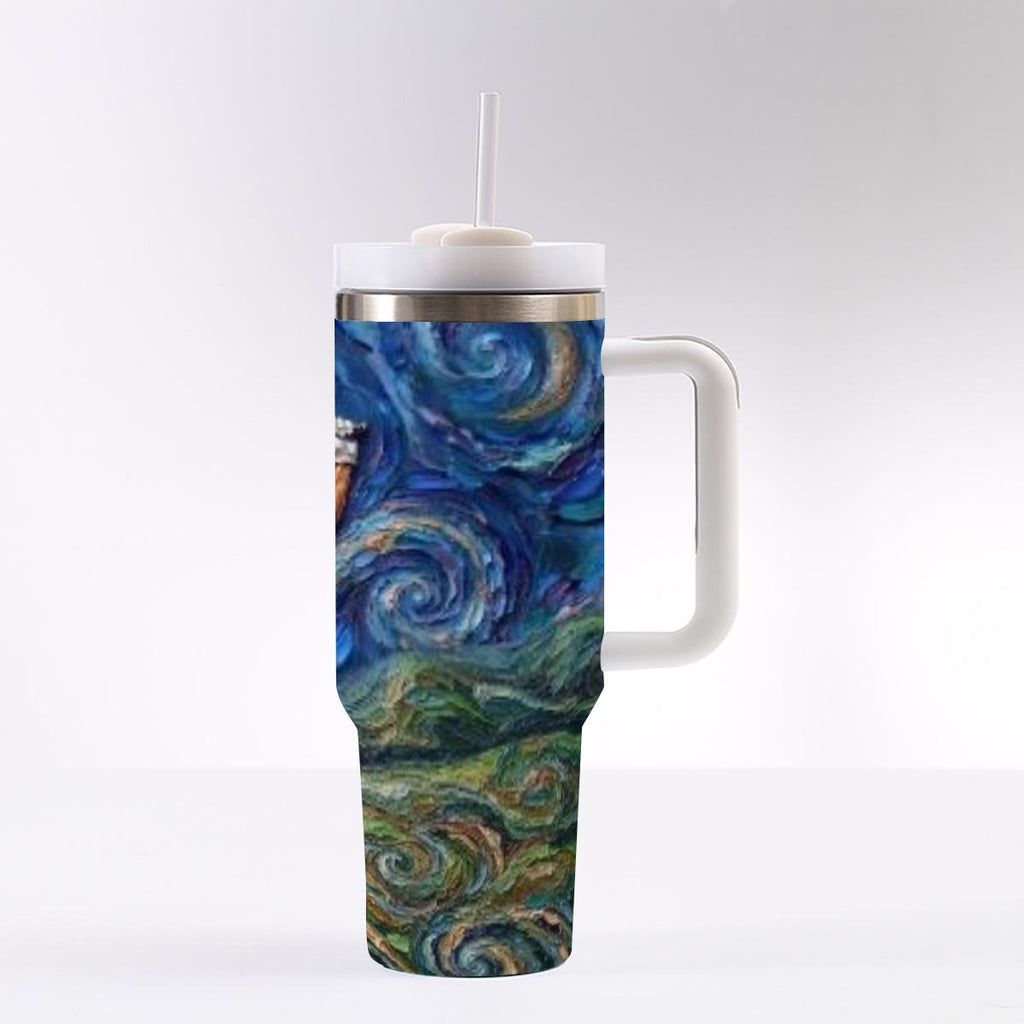 40 oz Tumbler With Handle Printed in USA