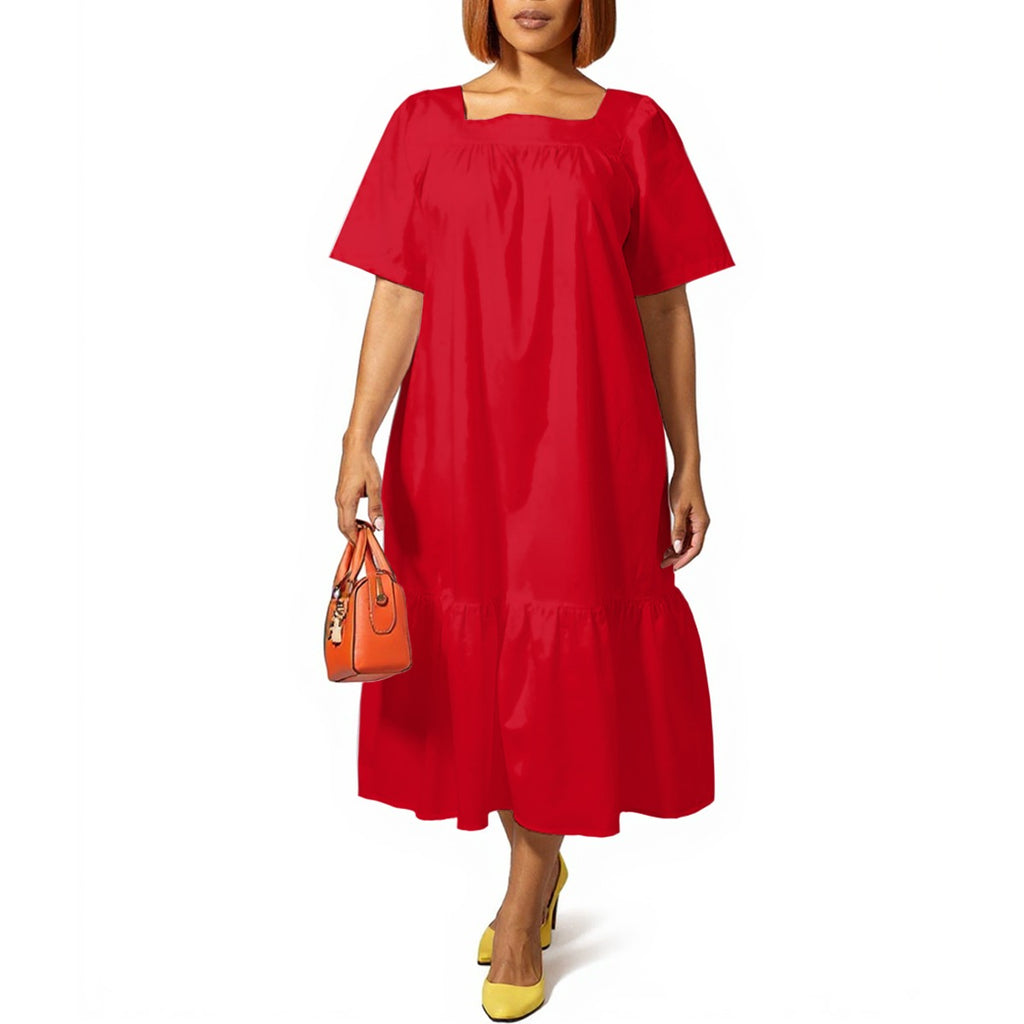 Robe longue élégante pour femme à imprimé intégral
