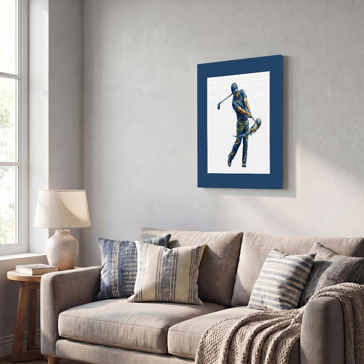 Vertical Framed Canvas Wall Art Printed in Canada