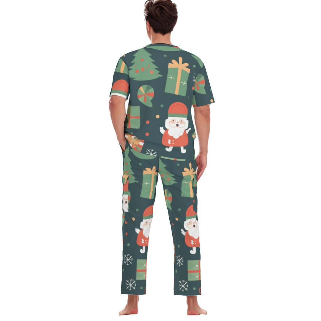 All-Over Print Unisex Scrub Set With Six Pocket