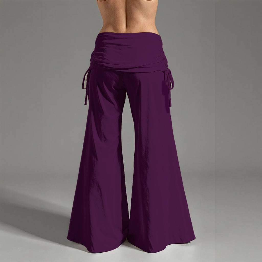 All-Over Print Women's High Waist Wide Leg Pants