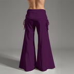 All-Over Print Women's High Waist Wide Leg Pants