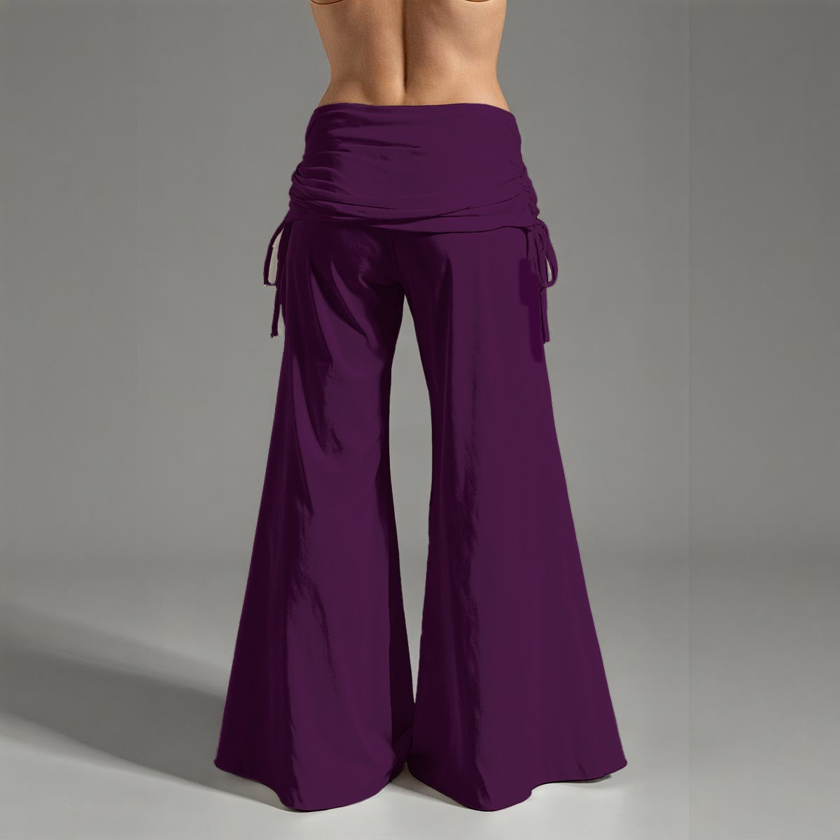 All-Over Print Women's High Waist Wide Leg Pants