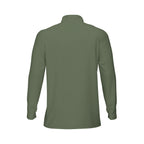 All-Over Print Men's Sports Collar Jersey With Long Sleeve| Interlock