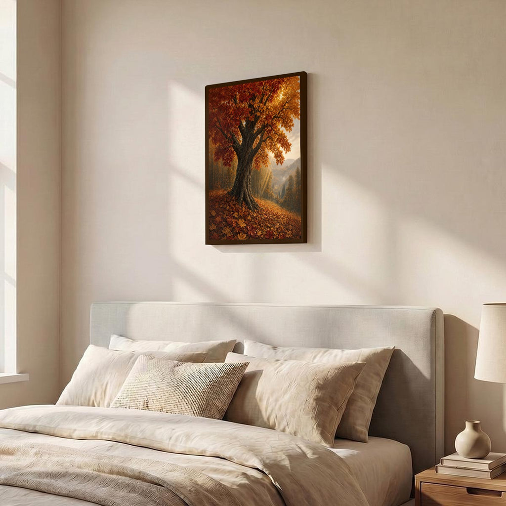 Vertical Framed Canvas Wall Art Printed in Canada